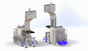 Image of a Lambrechts Micro 125 keg washer with a capacity of 25 kegs per hour.