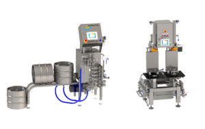Image of a Lambrechts keg washer with a capacity of 20 kegs per hour.